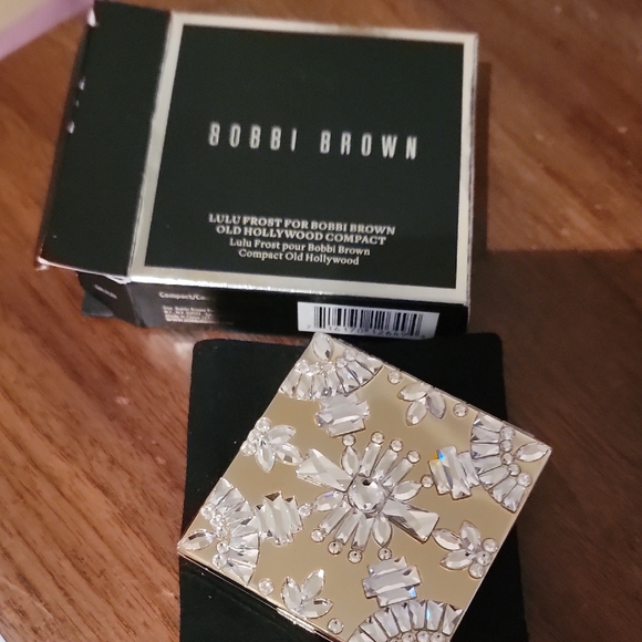 Lulu Frost For Bobbi Brown Gold Crystal Embellished Compact